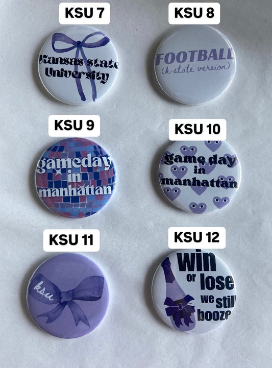 KSU Game Day Pins