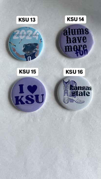 KSU Game Day Pins