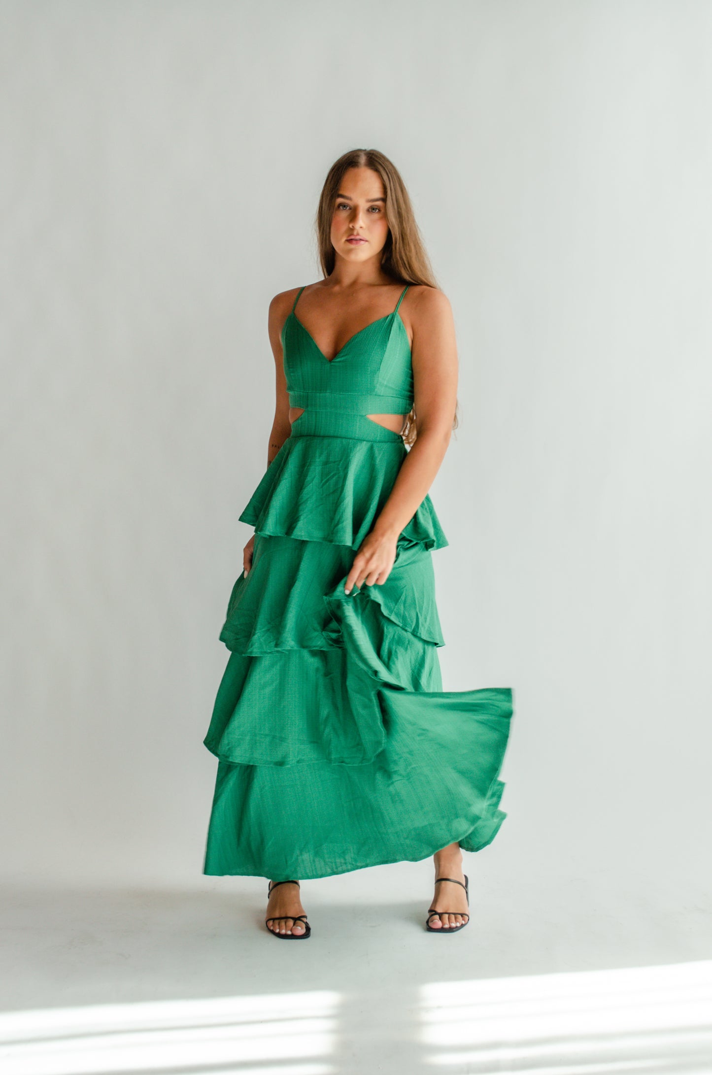 Ruffled Up Maxi Dress