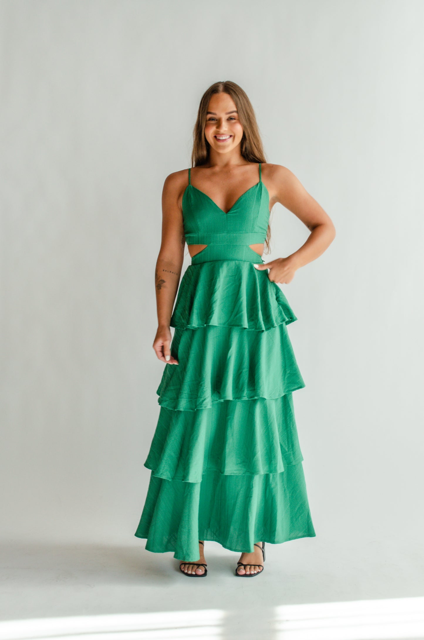 Ruffled Up Maxi Dress