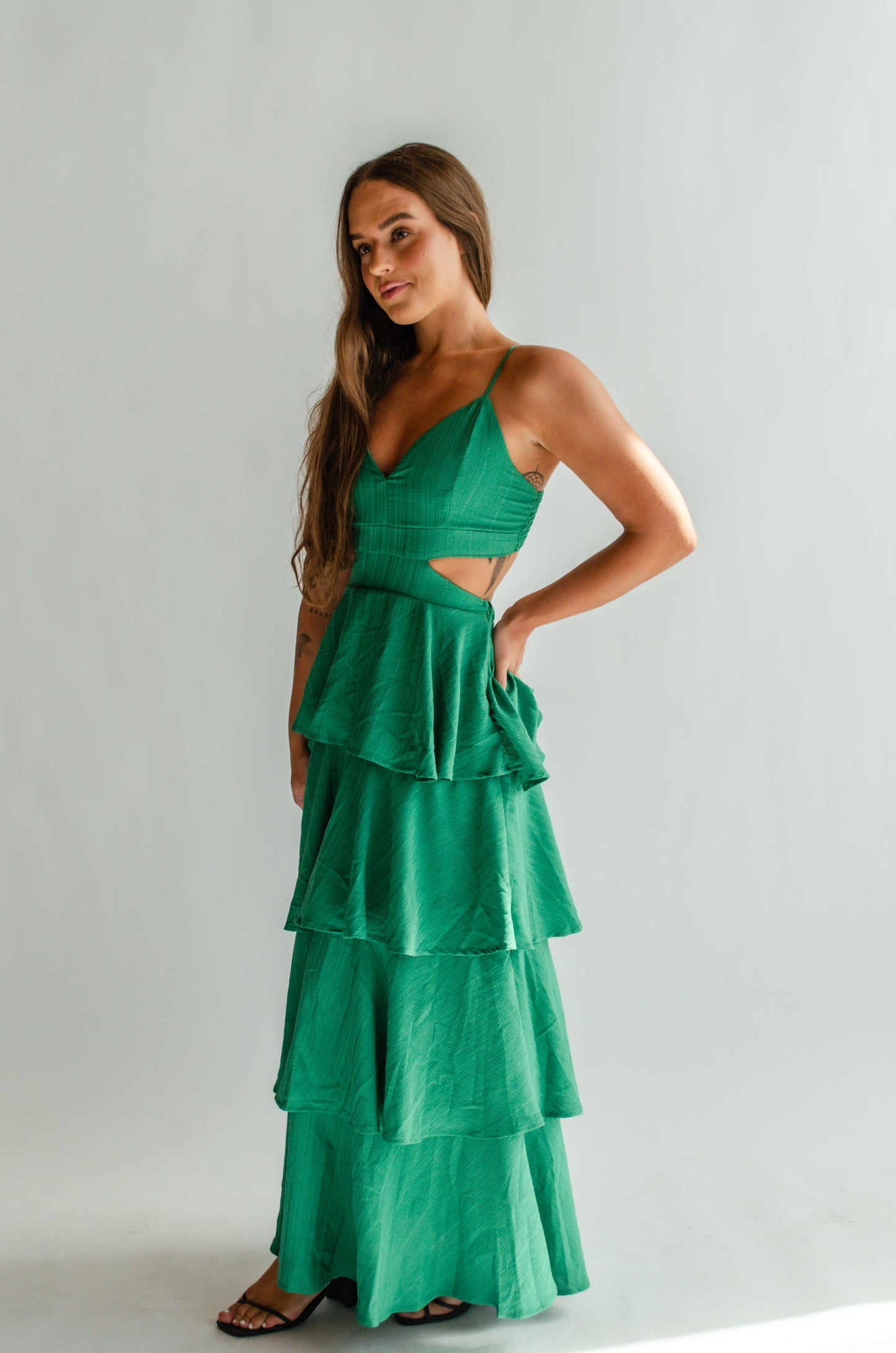 Ruffled Up Maxi Dress